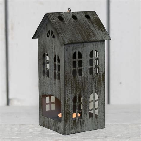 metal house tealight holder|dunelm tea light holders.